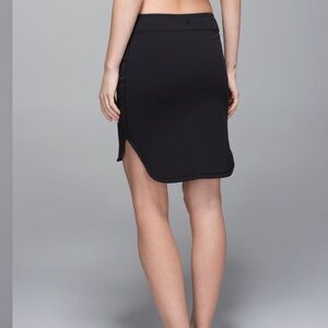lululemon athletica Black Athletic Skort with Side Slit